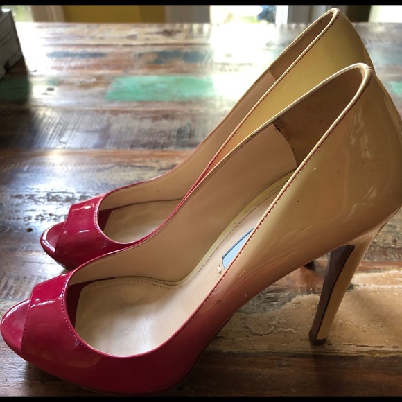 Prada Shoes - Prada ombre colored pretty heels